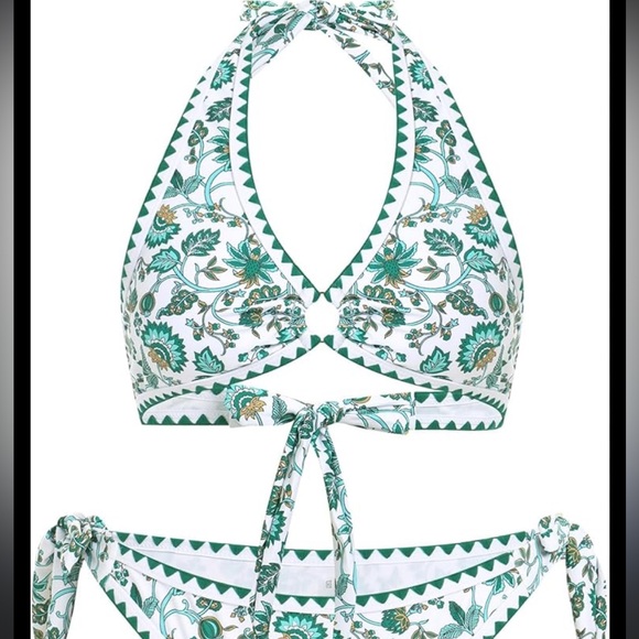 Other - Floral Swimsuit NWOT for Women Self Tie Sexy